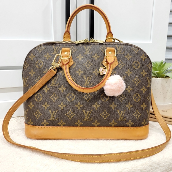 BEAUTIFUL ❤ Authentic Louis Vuitton Alma PM Monogram Satchel - Picture 2 of 16